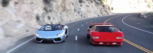 aventador versus countach