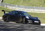 Prototype Porsche 911 GT3 RS Attacks the Nurburgring