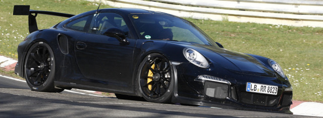 Prototype Porsche 911 GT3 RS Attacks the Nurburgring