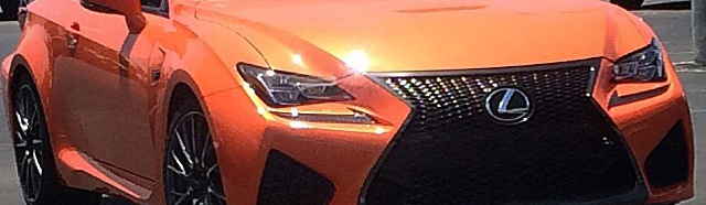 Solar Flare Orange Lexus RC F Spotted!