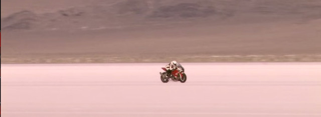 Thompson Sets New Land Speed Record on Her BMW