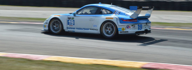 The Porsches at Road America
