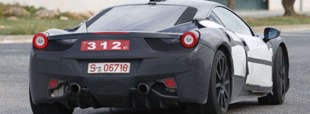 Turbo Ferrari 458 M Spied!