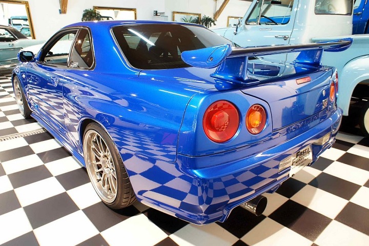 Paul-Walker-Nissan-GT-R-Rear