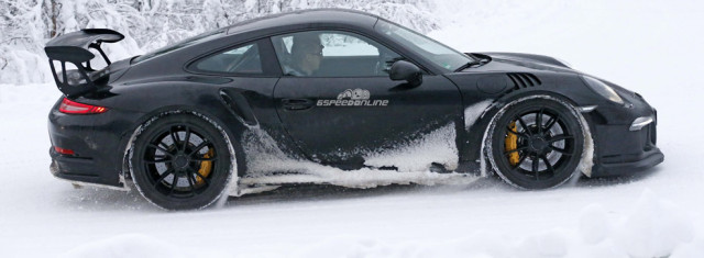 Porsche’s Upcoming 991 GT3 RS in a Winter Wonderland