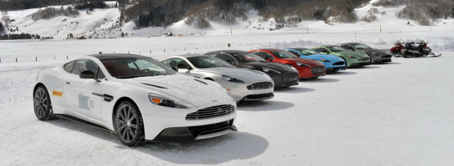 Aston Martins on Ice, That’s Nice