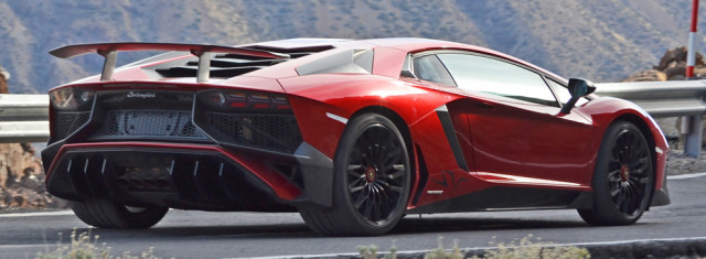 Sexy Lamborghini Aventador SV Spied Without Camo!