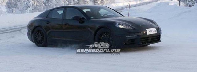 New Panamera Spied Winter Testing