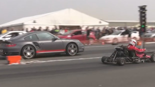 Porsche 911 Turbo v. Go-Kart: Who Wins?