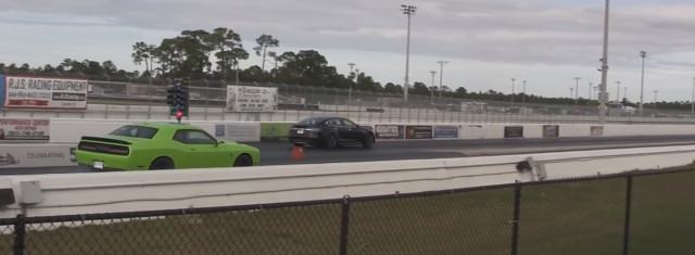 Hell-No! Tesla P85D Crushes Challenger Hellcat!