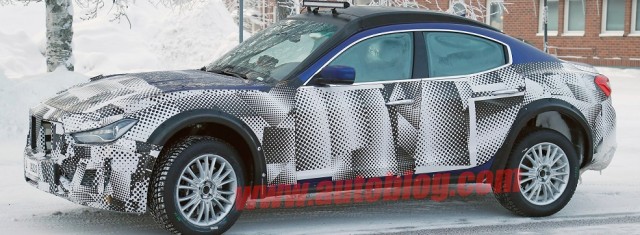 Maserati’s Upcoming Levante Caught Testing in the Cold