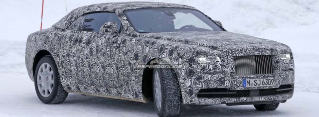 SPY SHOTS The 2017 Convertible Version of the Rolls-Royce Wraith