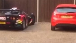 Watch an Old Lady Get Scared by a McLaren F1 GTR Longtail