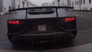 Watch a Lamborghini Aventador SV Take Off