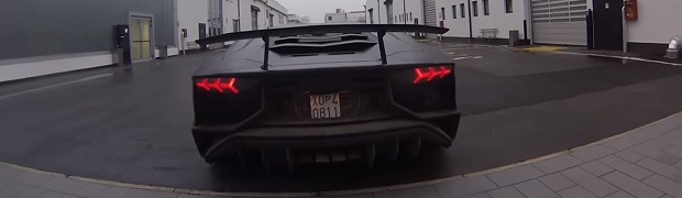 Watch a Lamborghini Aventador SV Take Off