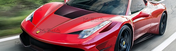 Misha Designs Ferrari 458 is Gorgeous