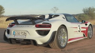 Porsche 918 Weissach Goes 217 MPH in Australian Outback