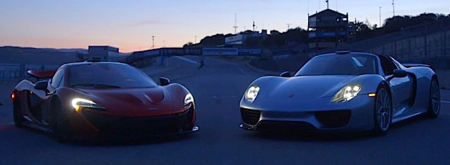 McLaren P1 Pitted Against Porsche 918 Spyder in Head-To-Head