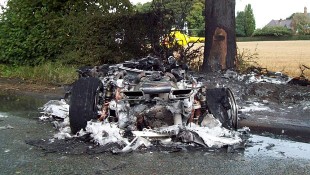 This is All That’s Left of a McLaren 650S