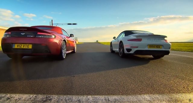 Watch Fifth Gear Flog Super Convertibles from Porsche and Aston Martin