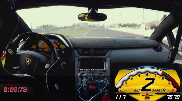 Lamborghini Aventador SV Nurburgring