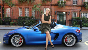 Maria Sharapova Approves of the Porsche Boxster Spyder