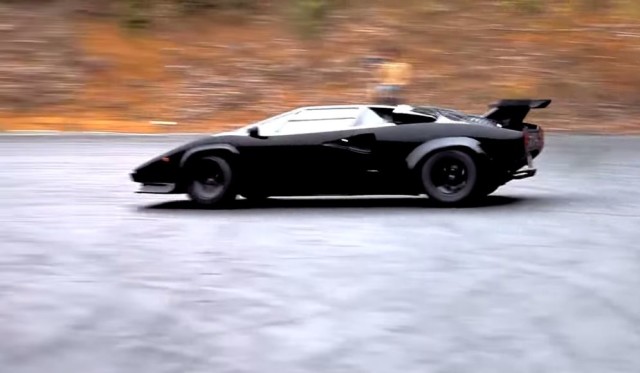 How to Properly Drift a V12 Lamborghini Countach
