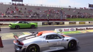 How to Make a Porsche 918 Wail at the Drag Strip