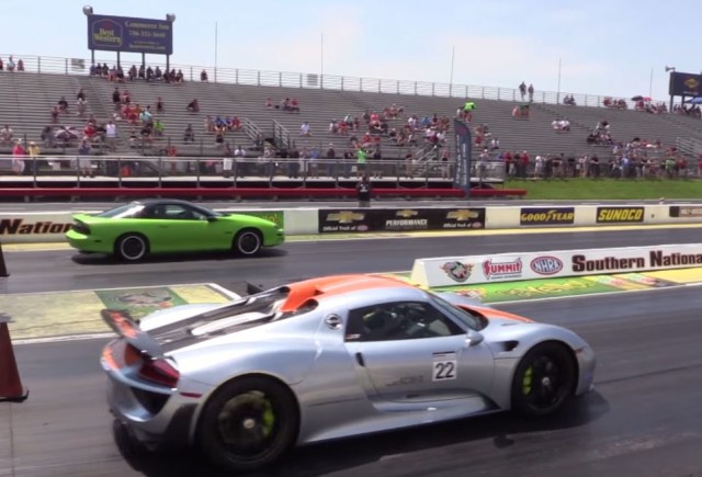 How to Make a Porsche 918 Wail at the Drag Strip