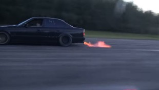 Flame Spitting Turbo BMW M5 Smokes a Bugatti Veyron