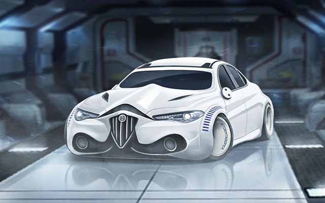 These Cars Reimagined as Star Wars Characters Are Incredible