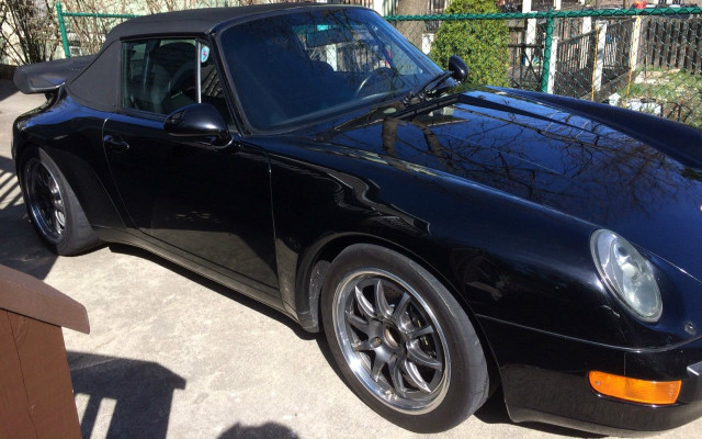 MY RIDE! A 1997 Porsche 993 Triple Black Cabriolet