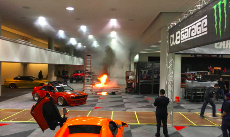 Porsche Catches on Fire at New York Auto Show Booth