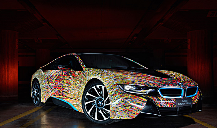 Special Edition BMW i8 Colorfully Honors Futurist Artist Giacomo Balla