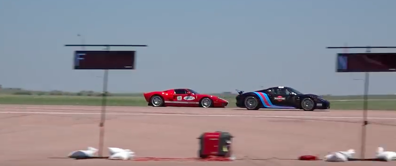 Porsche 918 Spyder Piloted by 13-Year Old Beats a Ford GT!