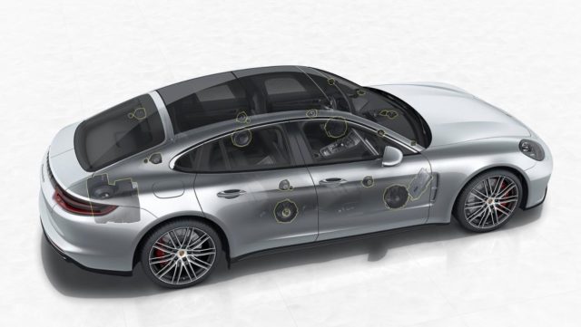 Burmester Packs 21 Speakers and 1,455 Watts of Audio Power into the New Porsche Panamera