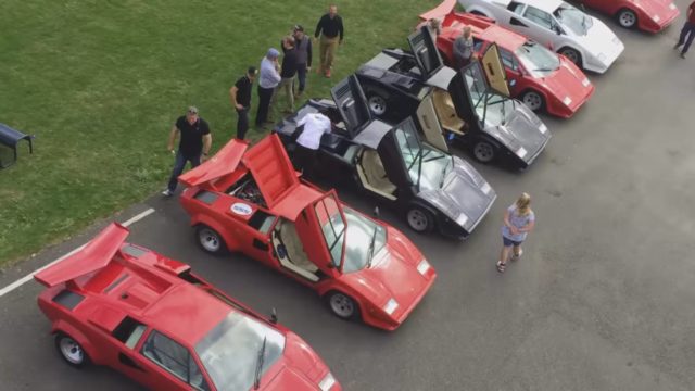 Watch The Sights And Sounds Of The 2016 UK Lamborghini Countach Tour