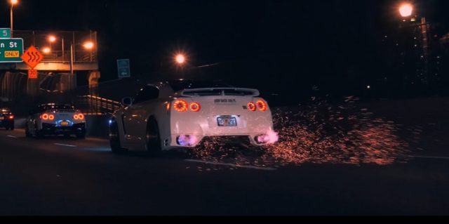 6speedonline.com R35 Nissan GTR duo NYC New York City exhaust flames fire