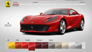 6SpeedOnline.com Ferrari Online Configurator Many Shades of Red