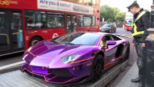 6SpeedOnline.com Lamborghini Aventador Liberty Walk London Police impound exotic supercar