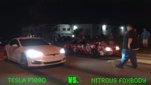 Tesla P100D wins street races