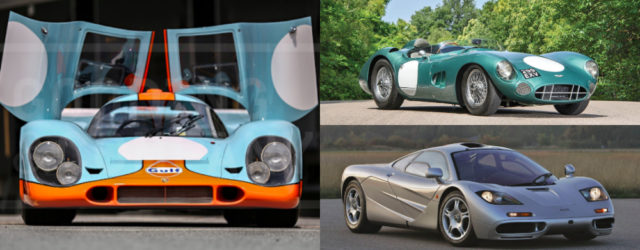 6SpeedOnline.com Monterrey Pebble Beach Porsche 917 McLaren F1 Aston Martin DBR1