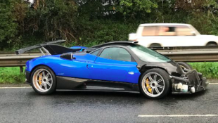One-of-One Pagani Zonda Crashes in England