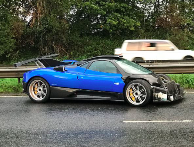 One-of-One Pagani Zonda Crashes in England
