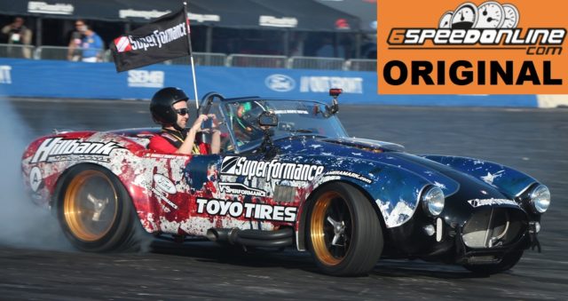 6SpeedOnline.com SEMA 2017 Superformance Hillbank V's Performance Ford MKIII Cobra Drift Drifting Sideshow