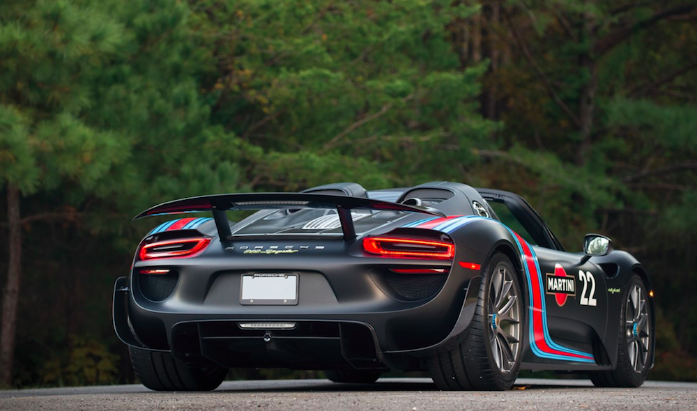 Paint-to-Sample Porsche 918 Spyder With 270 Miles Heads to Auction