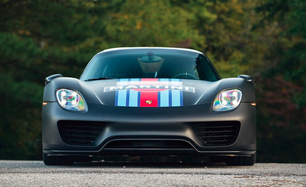 Paint-to-Sample Porsche 918 Spyder With 270 Miles Heads to Auction