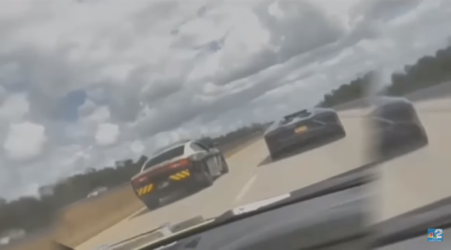 We’re Still Baffled By this Highway Patrol Officer Racing a Lamborghini