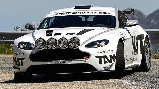 Slideshow: Prepare Yourself For This V8 Vantage FIA R-GT Rally Car