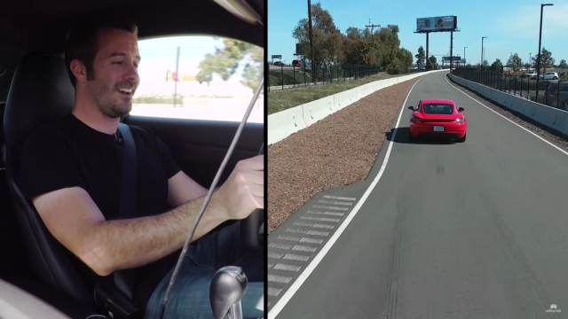Carlos Lago acceleration tests the Porsche 718 Cayman for Edmunds